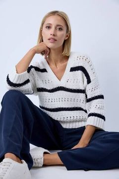 Elisa.and.me Вязаный джемпер в полоску