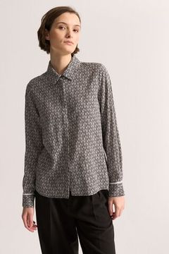 UNQ Блуза с принтом