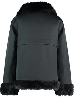 GERRY WEBER Куртка из хлопка с искусственным мехом