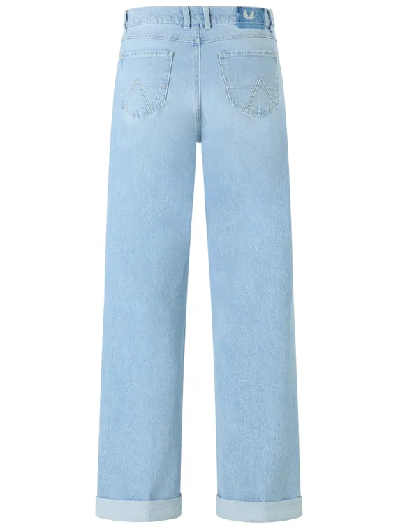 ANGELS Джинсы голубые с отворотами