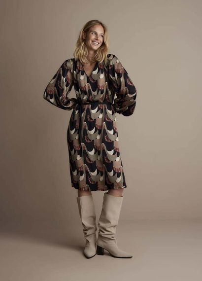 SUMMUM Платье с принтом