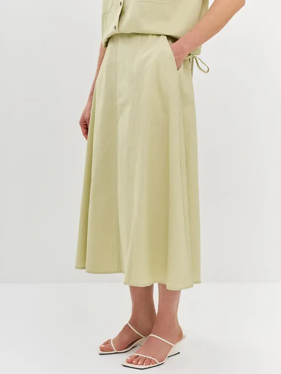 BULMER Юбка-трапеция из хлопка