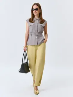 BULMER Блузка-жилет из тенселя