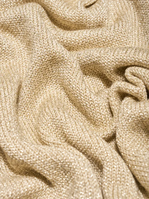 EXPRESSO Свитер с V-вырезом и люрексом