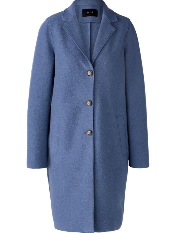 Oui Пальто из шерсти