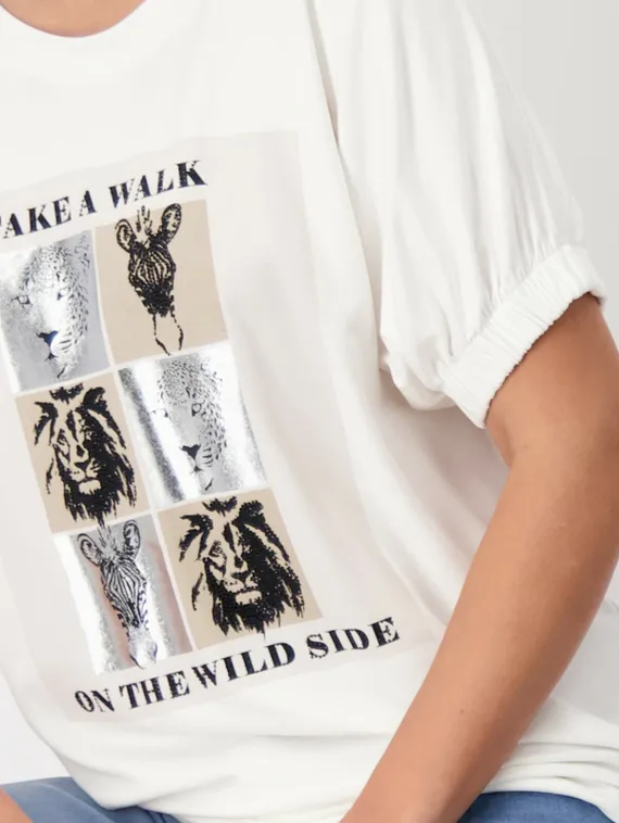 MONARI Футболка с принтом сафари