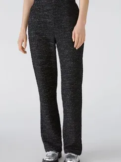 Oui Брюки с блестящей пряжей