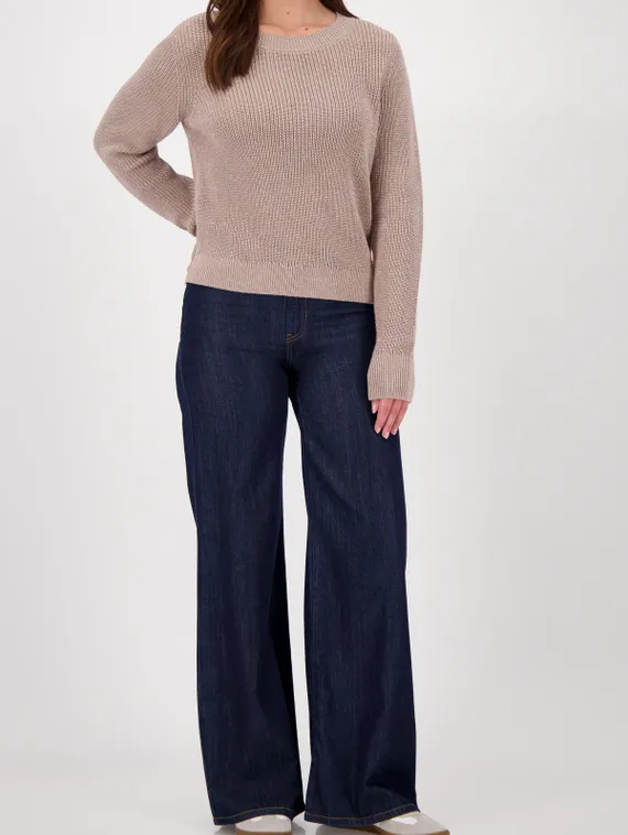 MONARI Базовый трикотажный джемпер с люрексом