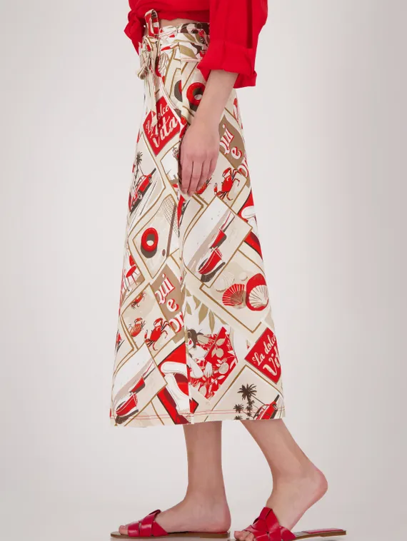 MONARI Юбка с принтом Polaroid