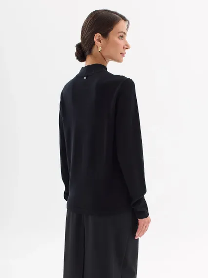 BULMER Базовый джемпер с воротником стойкой