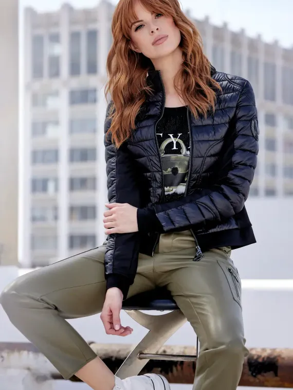 MONARI Футболка с принтом и стразами