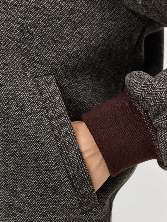 BULMER Теплый бомбер с шерстью