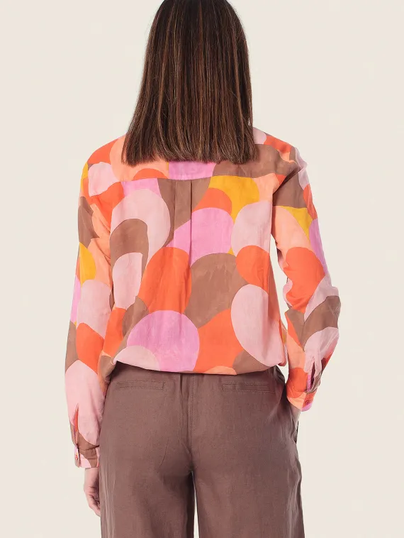 GERRY WEBER Блузка с ярким графическим принтом