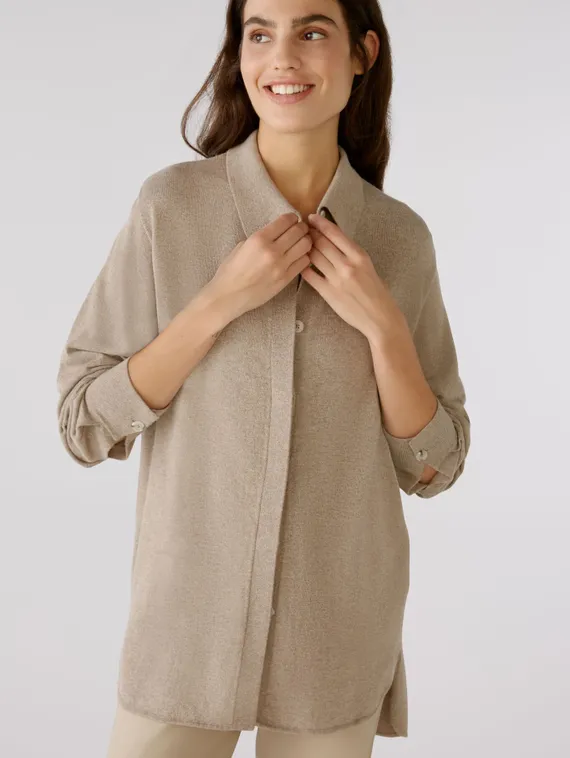 Oui Кардиган из смесовой вискозы