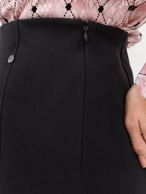 BULMER Юбка-трапеция из смесовой вискозы