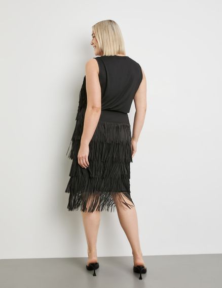 SAMOON Юбка с бахромой