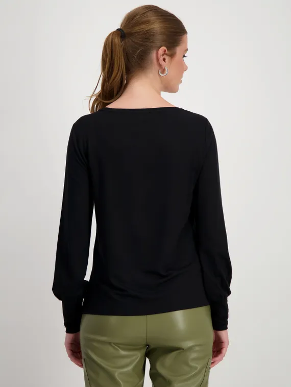 MONARI Футболка с принтом и стразами