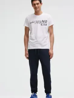 CAMP DAVID Футболка белая с логотипом