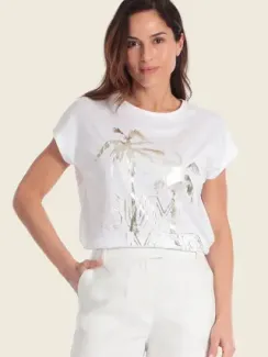 GERRY WEBER Футболка с печатью и текстом