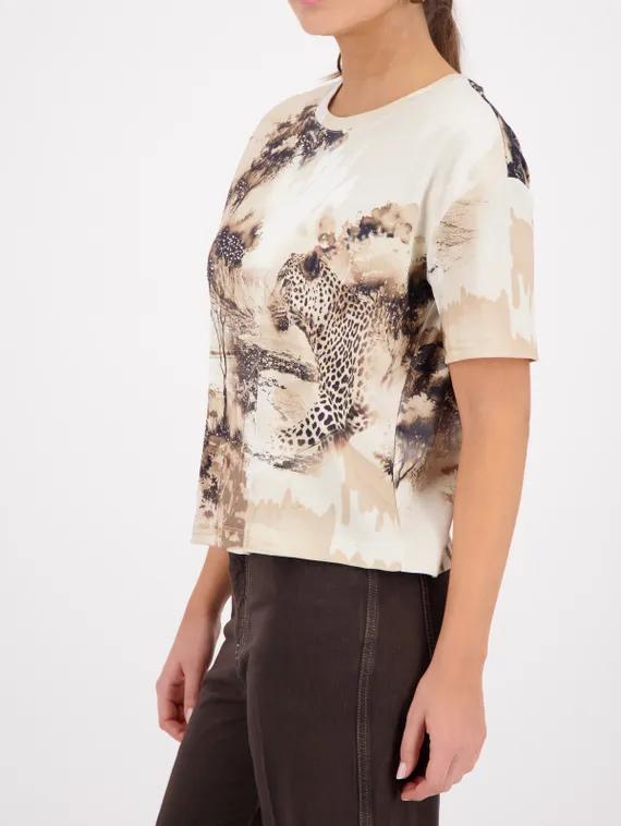 MONARI Футболка с принтом "саванна"