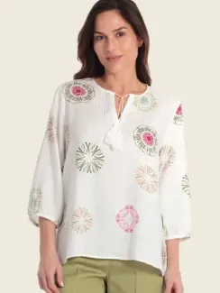 GERRY WEBER Блузка изо льна с принтом