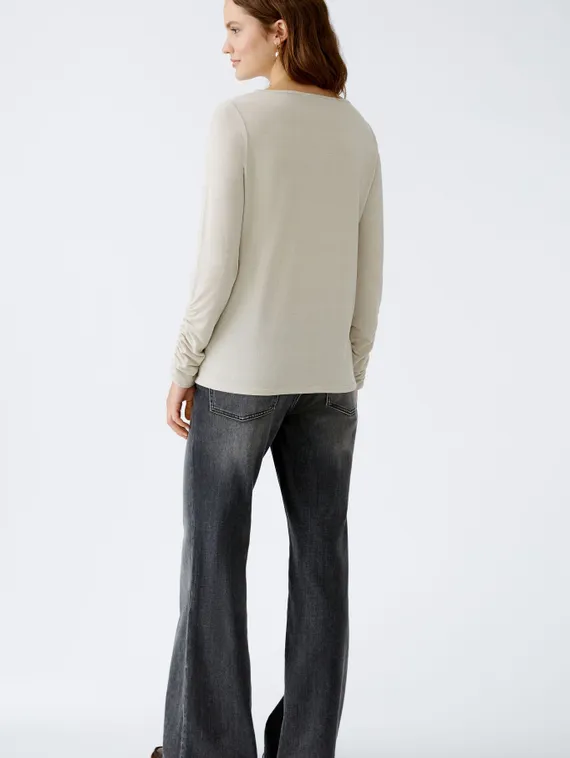 Oui Рубашка длинный рукав