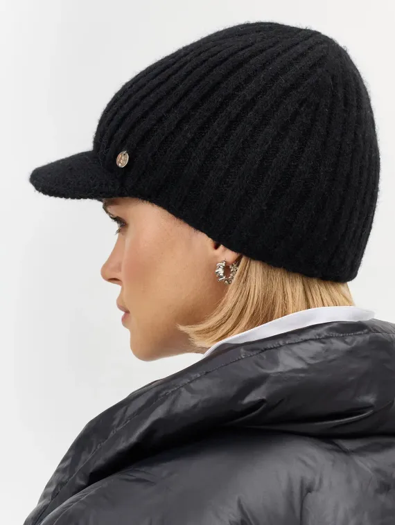 BULMER Шапка с козырьком в рубчик