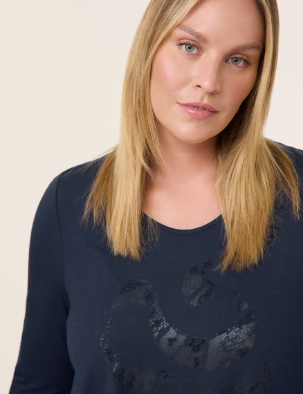 SAMOON Футболка с узором