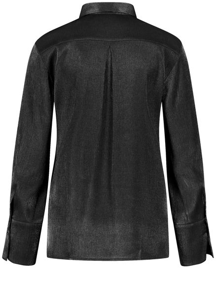 GERRY WEBER Блуза атласная черная