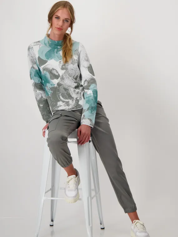 MONARI Джемпер с цветочным узором