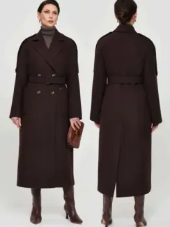 Dolche Moda Пальто из шерсти и шелка