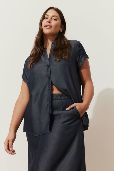 SAMOON Юбка в стиле деним