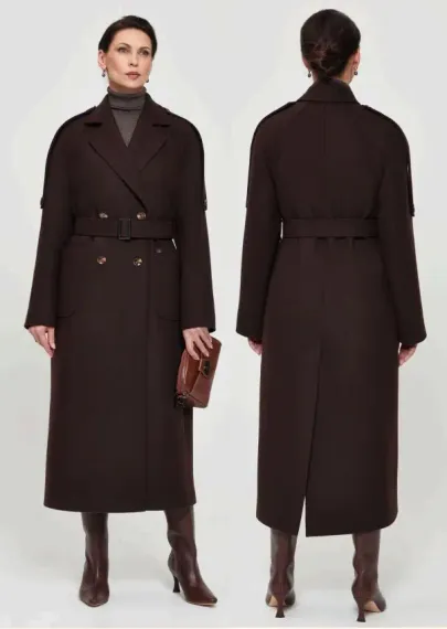 Dolche Moda Пальто из шерсти и шелка