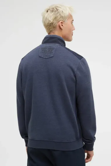 CAMP DAVID Толстовка с принтом темно-синяя