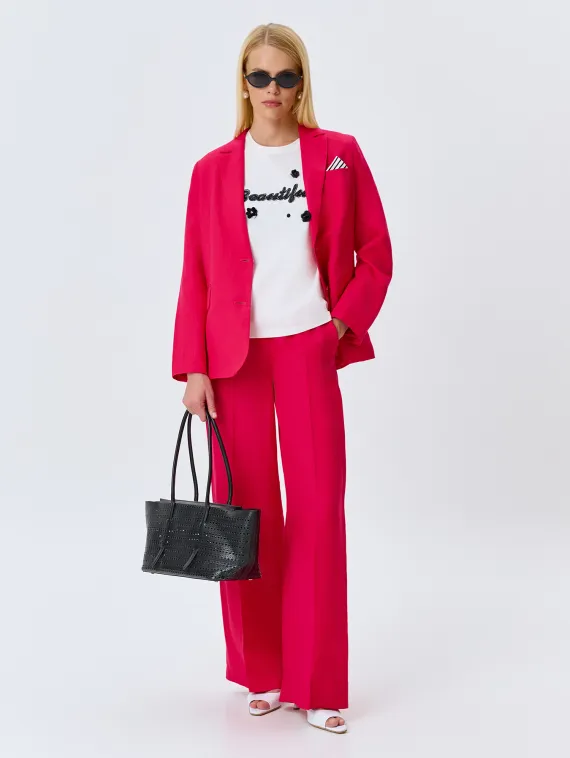 BULMER Льняной однобортный жакет