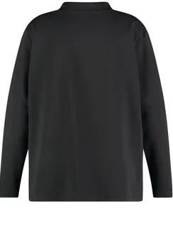 SAMOON Лонгслив с воротником-стойкой