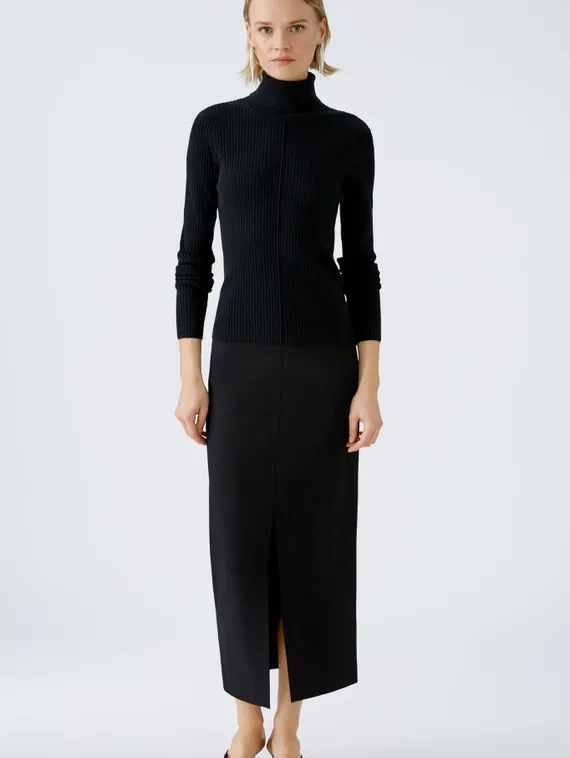 Oui Водолазка тонкой вязки