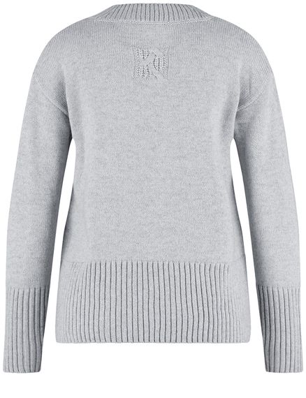 GERRY WEBER Джемпер вязаный с боковыми разрезами