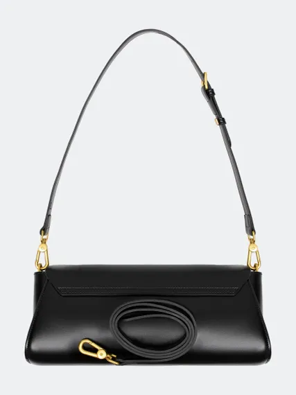 BULMER Мини сумка-багет из натуральной кожи