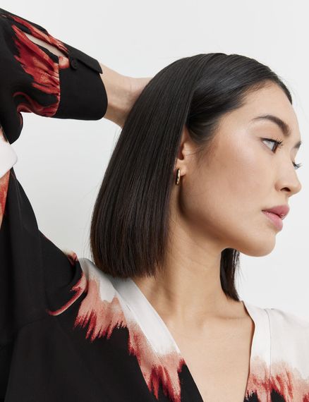 TAIFUN Блуза с принтом