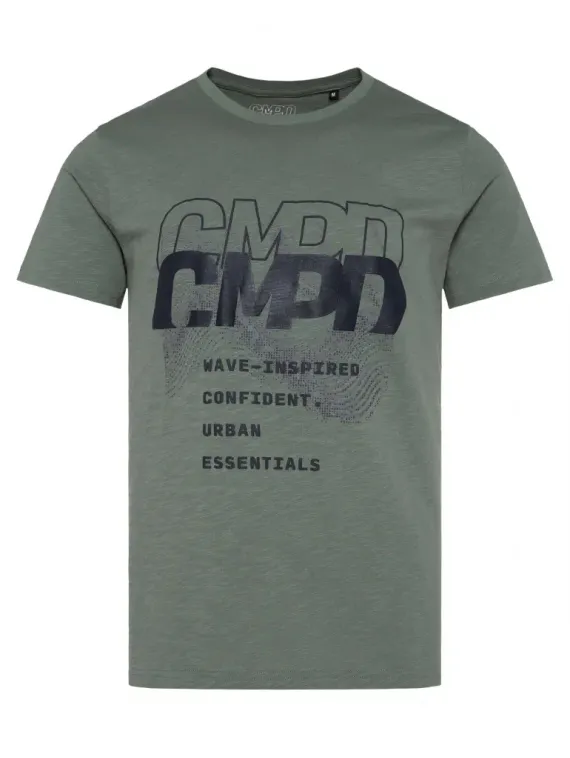 CAMP DAVID Футболка с резиновым рисунком