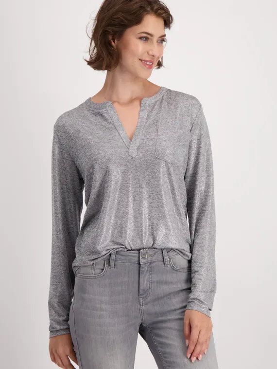 MONARI Блуза блестящая