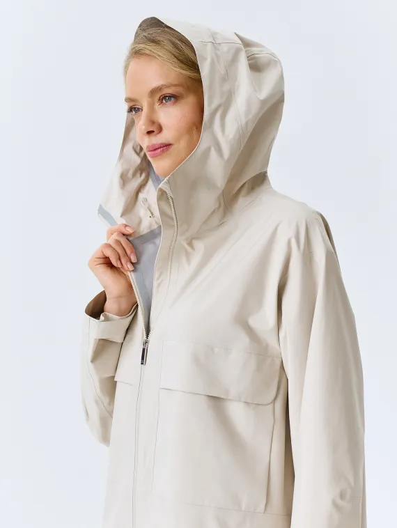 BULMER Свободный плащ с капюшоном