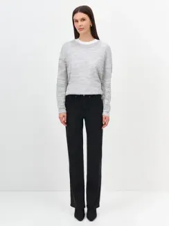 BULMER Прямые черные джинсы