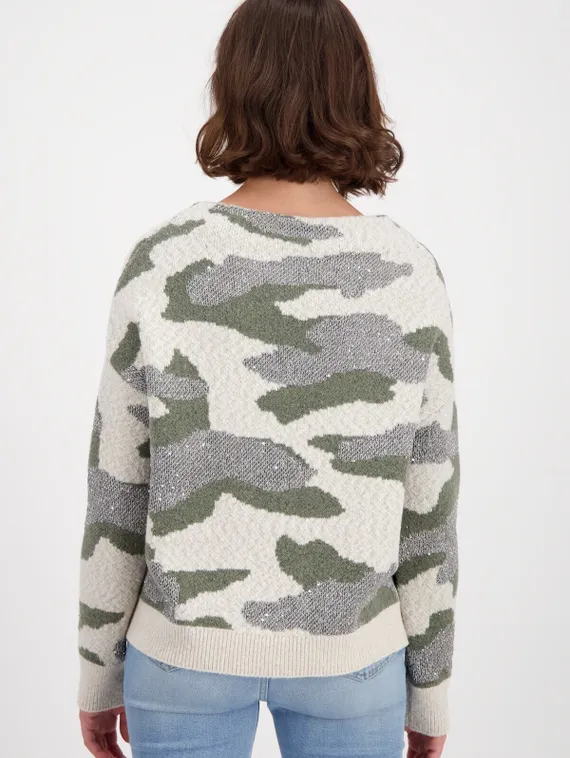 MONARI Джемпер с камуфляжным принтом