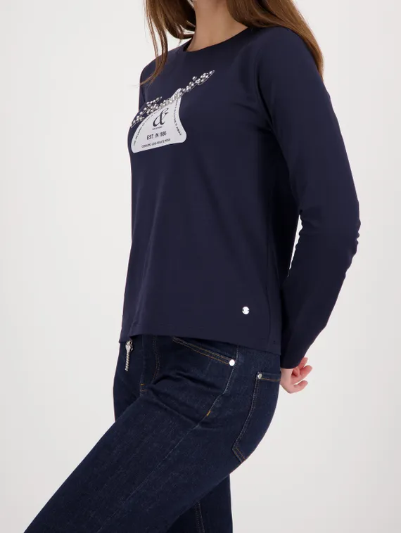 MONARI Лонгслив с эмблемой