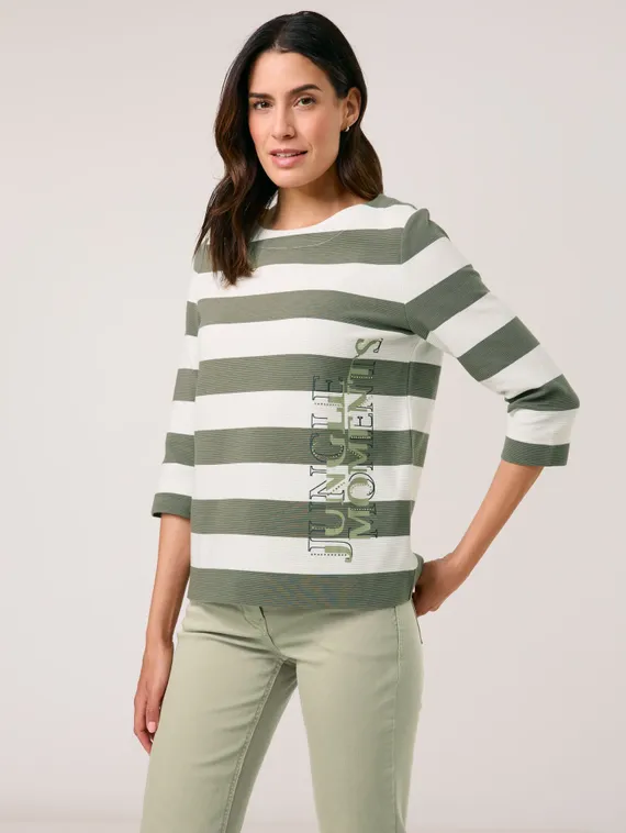 GERRY WEBER Джемпер в полоску 3/4 рукав