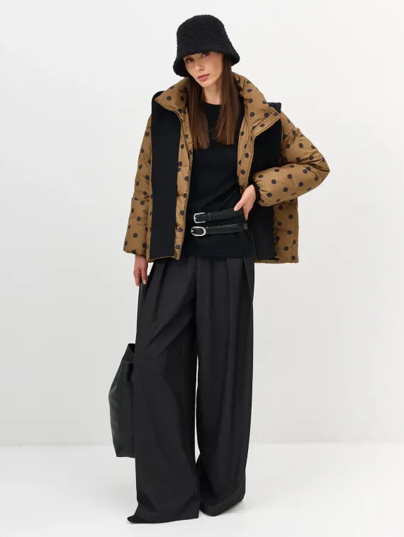 BULMER Куртка с вязаным шарфом-капюшоном