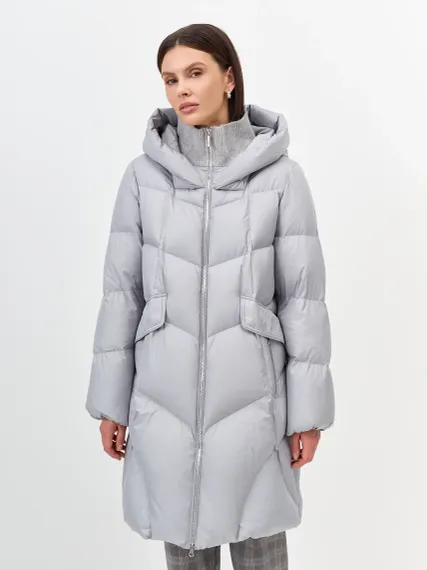 BULMER Объемный пуховик с фигурной стежкой