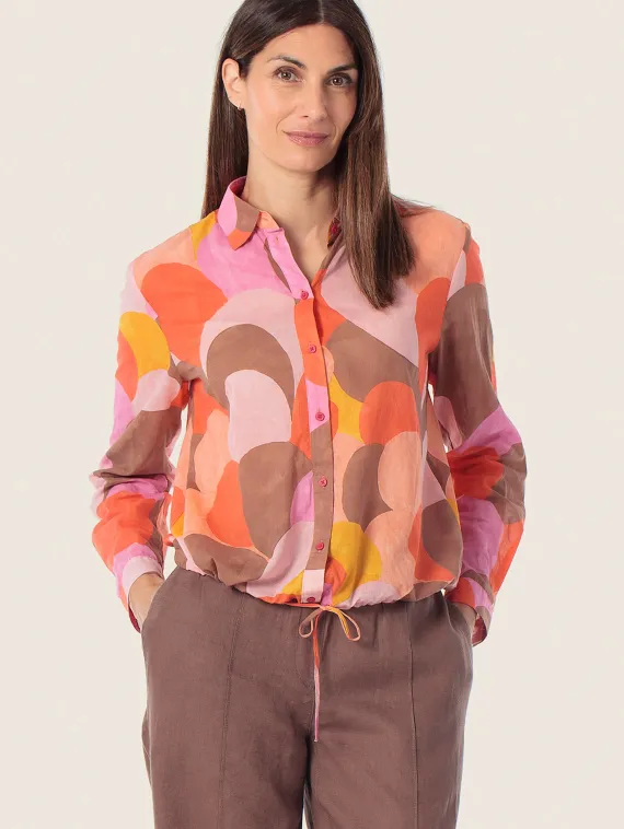 GERRY WEBER Блузка с ярким графическим принтом
